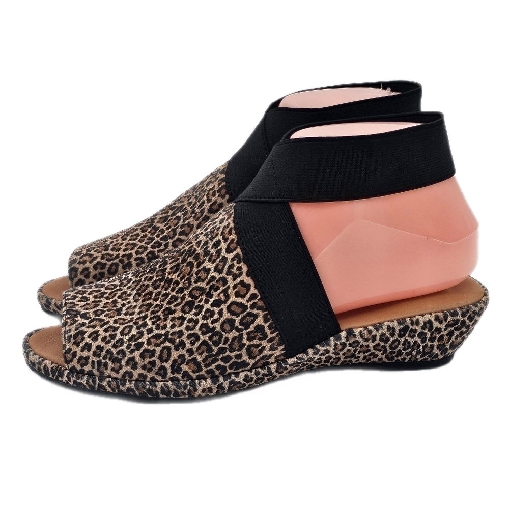 Gentle Souls by Kenneth Cole Womens Demi Sandal Wedge Ankle Strap Multicolor 6.5